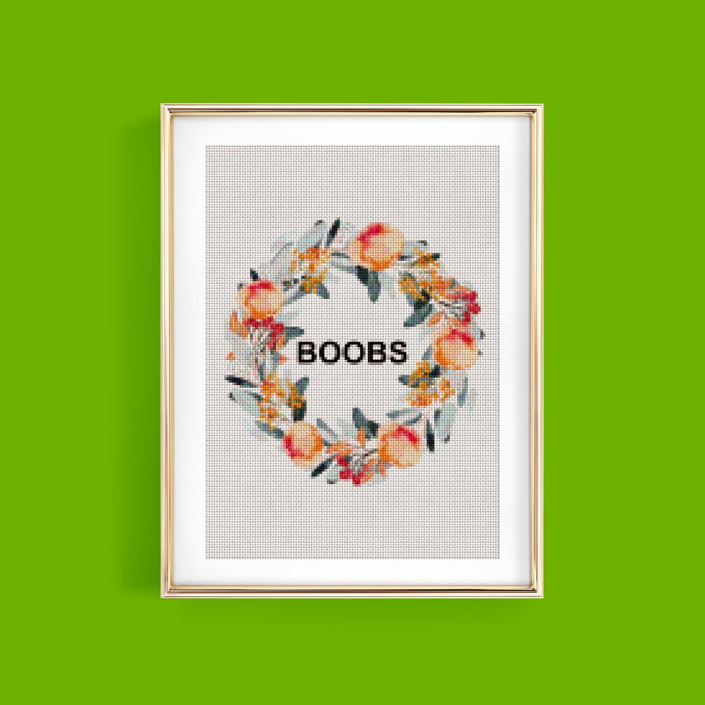 BOOBS KNIT INSPIRED ART PRINT