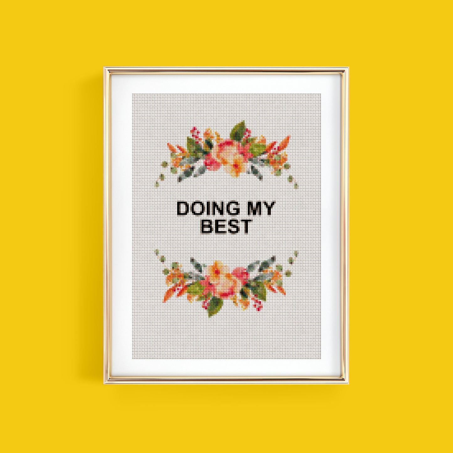 DOING MY BEST KNIT INSPIRED ART PRINT