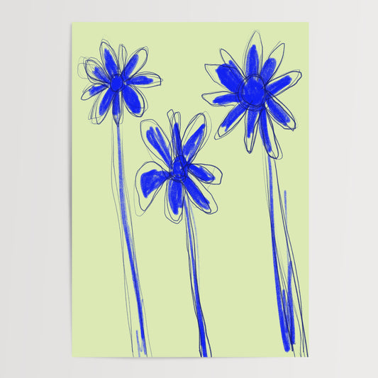 PALM TREES DOODLE ART PRINT