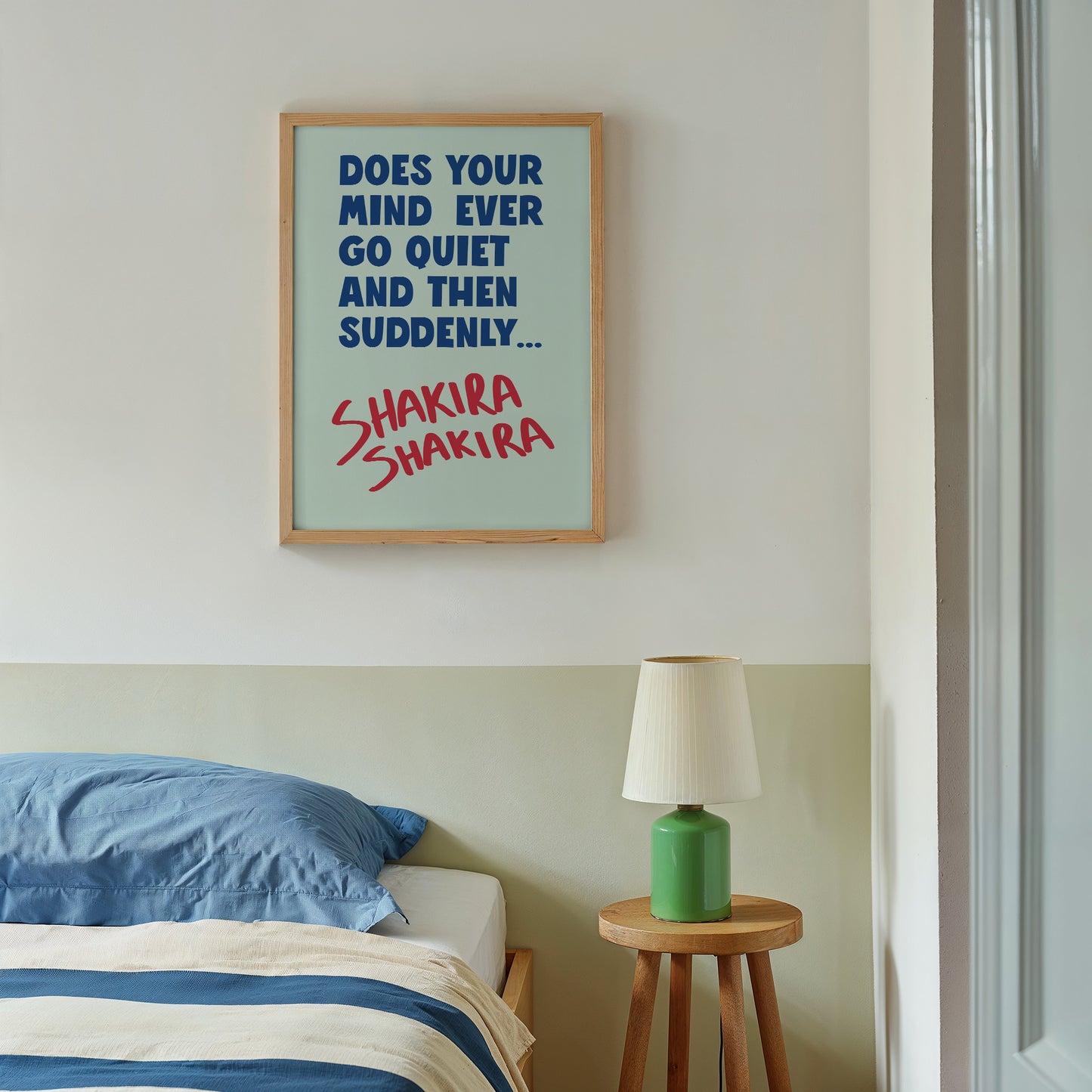 DOES YOUR MIND EVER... ART PRINT