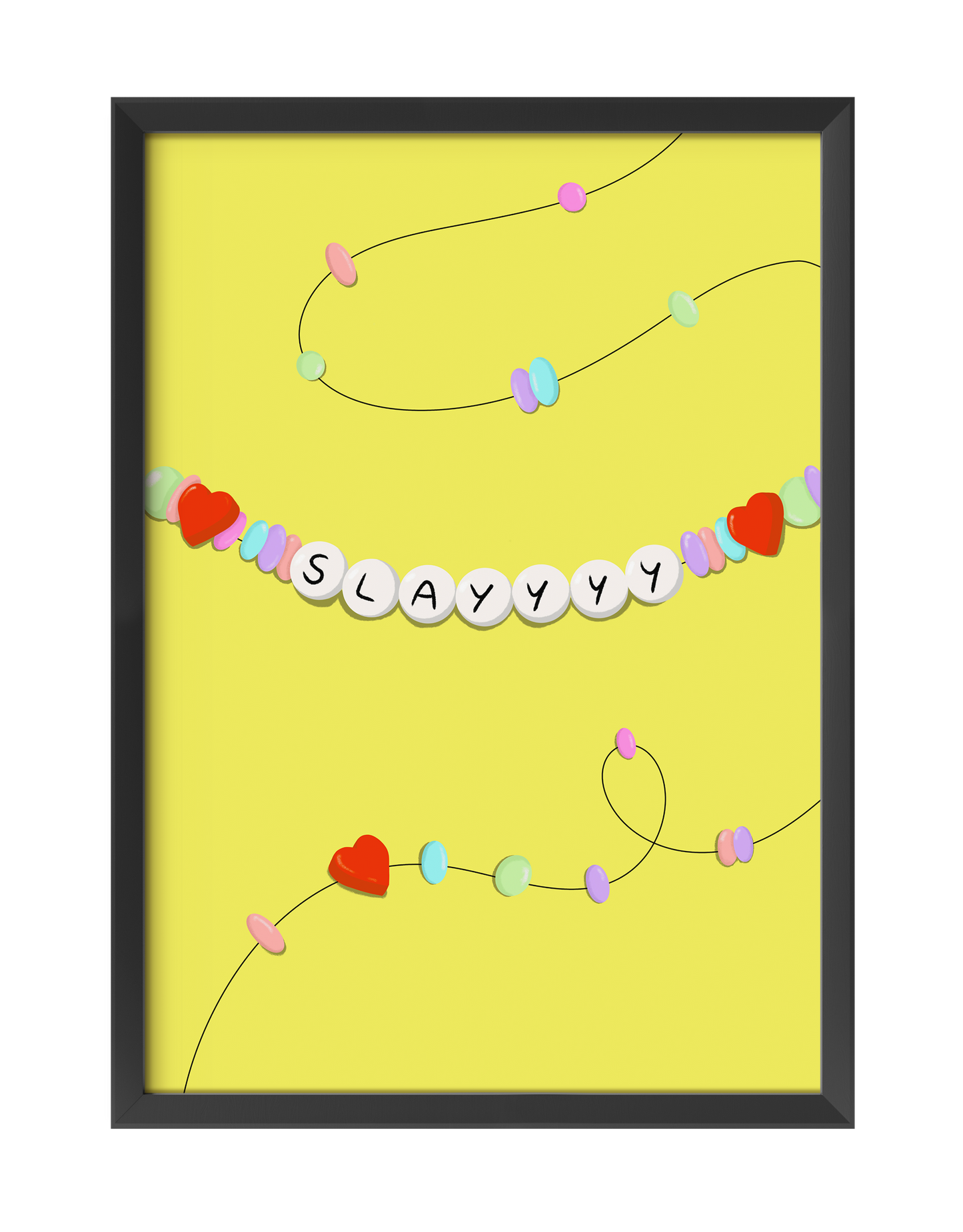 SLAYYYY FRIENDSHIP BRACELET ART PRINT
