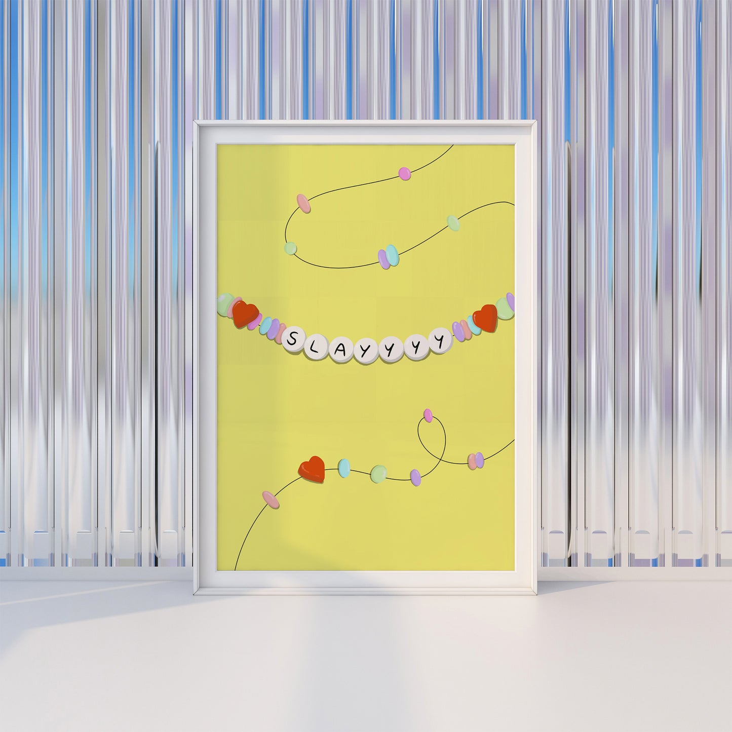 SLAYYYY FRIENDSHIP BRACELET ART PRINT