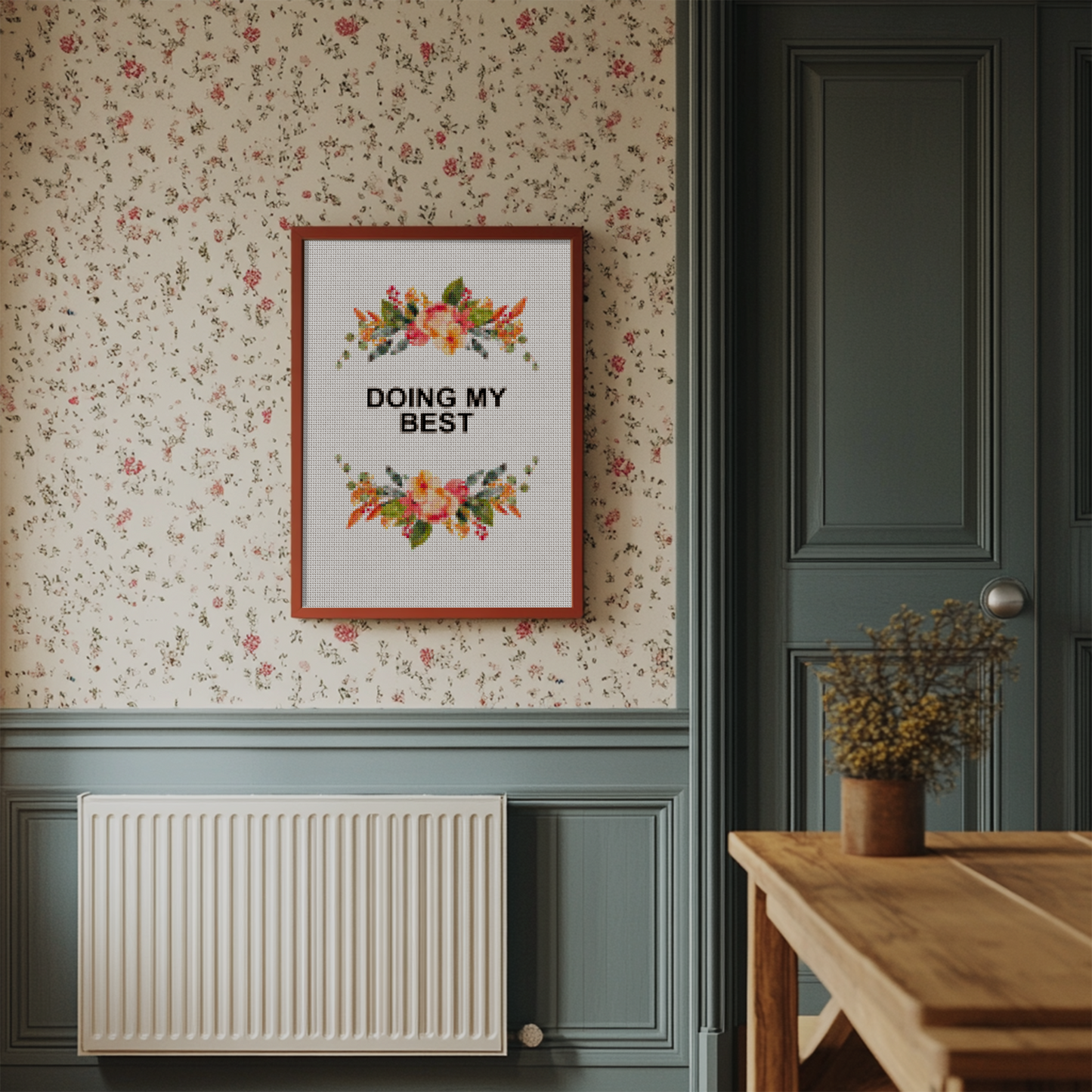 DOING MY BEST KNIT INSPIRED ART PRINT